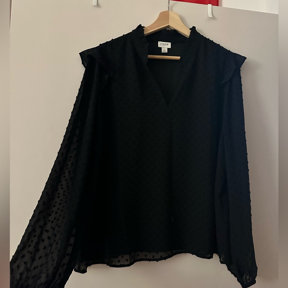J.Crew Long Sleeve Top size L